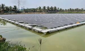 জাতীয় গ্রিডে দেশের প্রথম ভাসমান সৌরবিদ্যুৎ কেন্দ্র