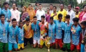 লালমনিরহাটে বঙ্গবন্ধু শেখ মুজিবুর রহমান অনূর্ধ্ব ১৭ গোল্ডকাপ টুর্নামেন্টের ফাইনাল খেলা অনুষ্ঠিত