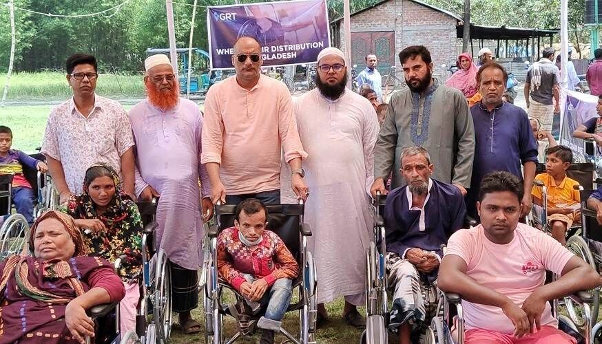 ঠাকুরগাঁওয়ে অর্ধশতাধিক প্রতিবন্ধীর মাঝে হুইল চেয়ার বিতরণ