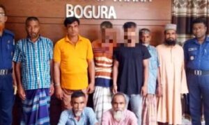 বগুড়ায় গ্রাম্য সালিশে চাচি-ভাতিজার বিয়ে: ইউপি সদস্য ও ঈমামসহ ৬ জন গ্রেফতার