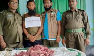 দাকোপে হরিণের মাংসসহ আটক-১