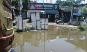 ফুলতলায় জলাবদ্ধতায় সাধারণ মানুষের দুর্ভোগ