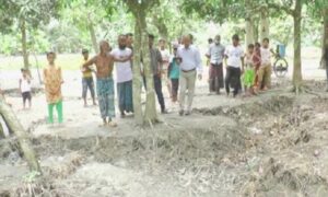 দিনাজপুরে মাটিতে ‘রহস্যজনক গর্ত’