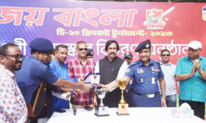 শেরপুরে জেলা পুলিশ আয়োজিত ‘জয় বাংলা টি-২০ ক্রিকেট টুর্ণামেন্ট’ ফাইনাল অনুষ্ঠিত