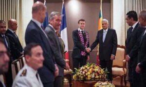 ইমানুয়েল ম্যাক্রোঁর শ্রীলঙ্কায় ‘ঐতিহাসিক’ যাত্রা বিরতি