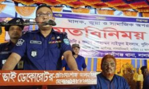 লালমনিরহাট কালীগঞ্জে অপরাধ দমনে মতবিনিময় সভা অনুষ্ঠিত