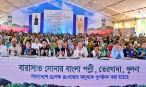 খুলনায় প্রধানমন্ত্রীর উপহারের ঘর পেলেন ৯৮৭টি পরিবার