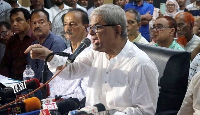 খালেদাকে মুক্তি দিয়ে উন্নত চিকিৎসা প্রদানের জন্য সরকারকে হুশিয়ারি মির্জা ফখরুলের