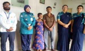 হারিয়ে যাওয়া শিশুকে পরিবারের কাছে ফিরিয়ে দিলো কেএমপি