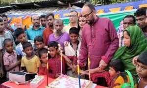 ঠাকুরগাঁওয়ে সরকারি আশ্রয়ণে প্রধানমন্ত্রীর ৭৭ তম জন্মদিন পালন