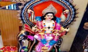 নড়াইলের লোহাগড়ায় শ্রী শ্রী বিশ্বকর্মা পূজা পালিত