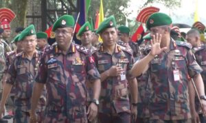 চুয়াডাঙ্গার দর্শনা সীমান্ত পরিদর্শনে বিজিবি মহাপরিচালক; বিজিবি-বিএসএফ শুভেচ্ছা বিনিময়