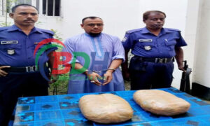 শেরপুরে গাঁজাসহ মসজিদের ইমাম আটক