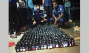 বরিশালে ৪৯৪ পিস ফেনসিডিল জব্দ