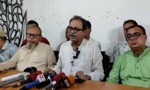 হামলার ও গ্রেফতারের প্রতিবাদে বিএনপির সংবাদ সম্মেলন