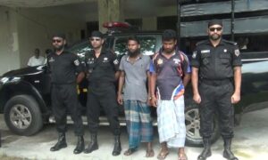 জয়পুরহাটে ১৫০ কেজি গাঁজাসহ দুই শীর্ষ মাদক কারবারি আটক