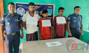 ফরিদপুরে মাদক বেঁচাকেনার সময় পুলিশের হাতে আটক ৩