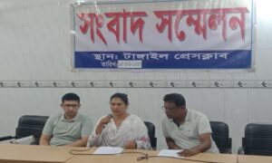 টাঙ্গাইলে শহীদ মুক্তিযোদ্ধার কন্যার বাড়িঘর রক্ষার আকুতি