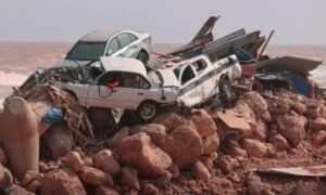 লিবিয়া বন্যা: সাগরে ভেসে গেছে পুরো লোকালয়