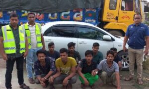 ময়মনসিংহে ডাকাতির সরঞ্জাম ও গাড়িসহ আটক ৮