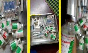 নন্দীগ্রামে সরকারি হাসপাতালের ওষুধ মিলছে শিবলুর ক্লিনিকে