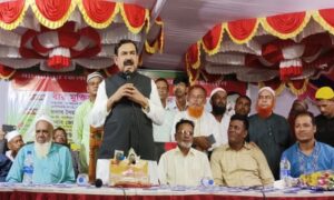 শকুনের থাবা থেকে দেশকে বাঁচাতে হলে, নৌকা মার্কায় ভোট দিয়ে জয়যুক্ত করতে হবে- শাজাহান খান এমপি