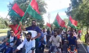 সহস্রাধিক নেতাকর্মী নিয়ে ঢাকার অভিমুখে কিশোরগঞ্জ জেলা বিএনপি