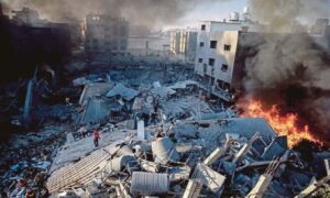 গাজায় ইসরায়েলি হামলায় নিহতের সংখ্যা আট হাজার ছাড়িয়েছে: স্বাস্থ্য মন্ত্রণালয়