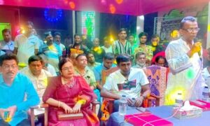 নড়াইলের কালিয়ায় এমপি মুক্তির শারদীয় দুর্গাপূজা উপলক্ষে মন্ডব পরিদর্শন