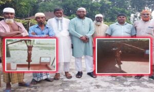 হাতীবান্ধায় ডোনেট ফর গুড’র উদ্যোগে টিউবওয়েল স্থাপন