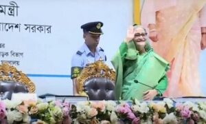 বিএনপি একটি সন্ত্রাসী দল, তারা নাকি আমাদেরকে হটিয়ে দেবে: প্রধানমন্ত্রী