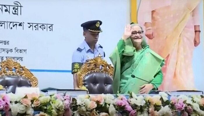 বিএনপি একটি সন্ত্রাসী দল, তারা নাকি আমাদেরকে হটিয়ে দেবে: প্রধানমন্ত্রী