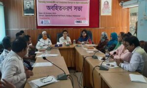 সৈয়দপুরে তথ্য অধিকার আইন বিষয়ক প্রকল্পের অবহিতকরণ সভা অনুষ্ঠিত