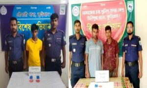 কুড়িগ্রামে বিভিন্ন অপরাধে গ্রেফতার ২২