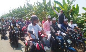 সাতক্ষীরায় শান্তি সমাবেশ ও উন্নয়ন শোভাযাত্রা অনুষ্ঠিত