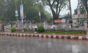 সৈয়দপুরে বিমাবন্দর এলাকায় ৪৯ দোকান উচ্ছেদ