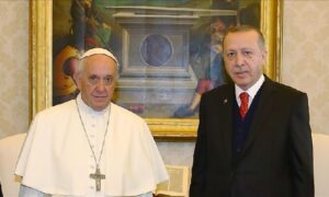 তুরস্কের প্রেসিডেন্ট, পোপ ফ্রান্সিস ফোনে ইসরাইল-ফিলিস্তিন সংঘাত নিয়ে আলোচনা করেছেন