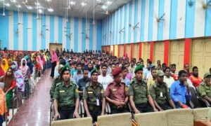 পুজা উপলক্ষে পীরগাছায় আনসার ভিডিপির বাছাই অনুষ্ঠিত