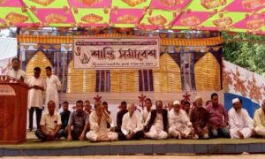 ফুলবাড়ীতে আওয়ামী লীগের শান্তি সমাবেশ অনুষ্ঠিত