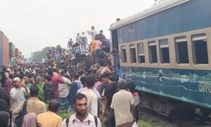 ভৈরবে দুটি ট্রেনের মুখোমুখি সংঘর্ষে নিহত বেড়ে ২৪