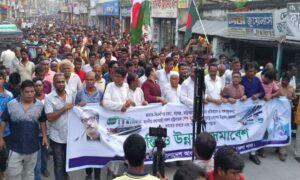 মেহেরপুরে জেলা আওয়ামী লীগের সমাবেশে জনপ্রশাসন প্রতিমন্ত্রী বিরুদ্ধে ক্ষোভ প্রকাশ করেন ।