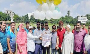 সাতক্ষীরায় জেলা প্রশাসন ও জেলা ক্রীড়া অফিসের উদ্যোগে বঙ্গবন্ধু ও বঙ্গমাতা জাতীয় গোল্ডকাপ ফুটবল টুর্নামেন্ট’র উদ্বোধন
