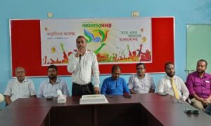 বর্ণিল আয়োজনে সাতক্ষীরায় আমাদের সময় এর ১৯তম প্রতিষ্ঠা বার্ষিকী পালিত