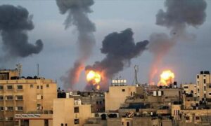 গাজায় হামলা চালায় ইসরাইল, রাতারাতি দক্ষিণ লেবাননে আঘাত হানে