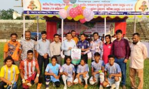 দিনাজপুরে বঙ্গবন্ধু-বঙ্গমাতা অনুর্ধ্ব-১৭ গোল্ডকাপ ফুটবল টুর্ণামেন্ট শুরু