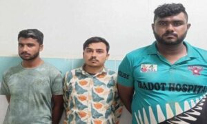 নীলফামারীতে ভুয়া ডিবি পরিচয়ে অপহরণ, ছিনতাই ও অর্থ দাবি, গ্রেফতার ৩