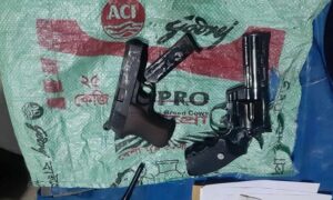 নাটোরে ম্যাগজিনসহ বিদেশি পিস্তল উদ্ধার