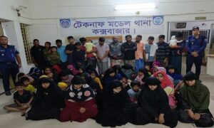 মালয়েশিয়া যাওয়ার চেষ্টাকালে ৫৭ রোহিঙ্গা উদ্ধার, এক দালাল আটক