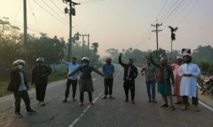 অবরোধ সমর্থনে কিশোরগঞ্জে জামায়াতের মিছিল