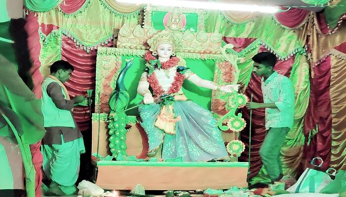 বর্ণাঢ্য আয়োজনে খুলনার ফুলতলায় কার্তিক পূজা অনুষ্ঠিত